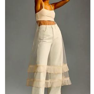 Anthropologie Sheer Tulle Dress